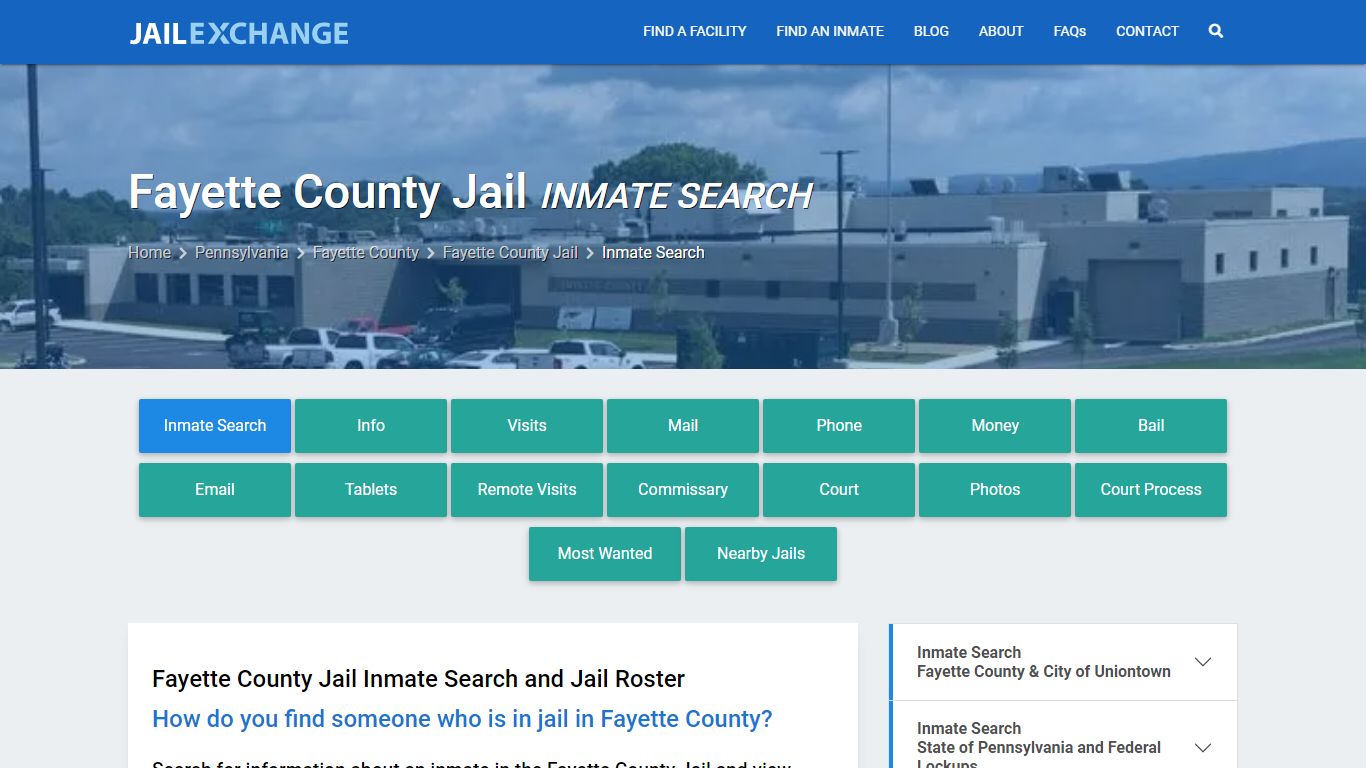 Fayette County Jail Inmate Search - Jail Exchange